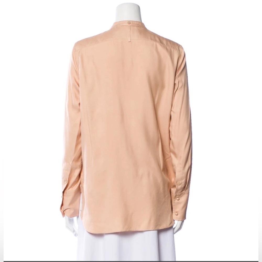 Helmut Lang Silk Button-Up Top Size S Made In Por… - image 3